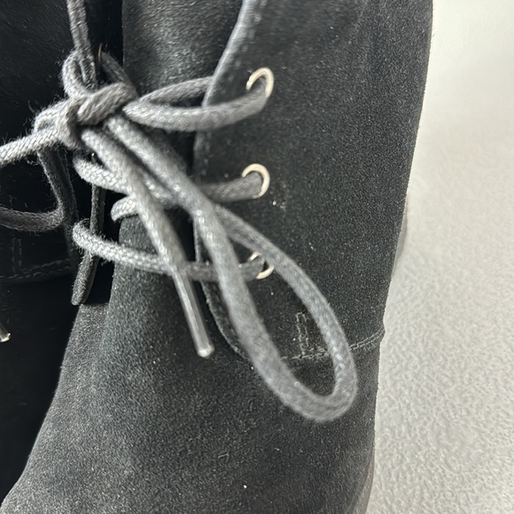 Aquatalia by Marvin K Cassie Suede Lace Up Wedge Bootie. Size 38. US 8. - Picture 8 of 13